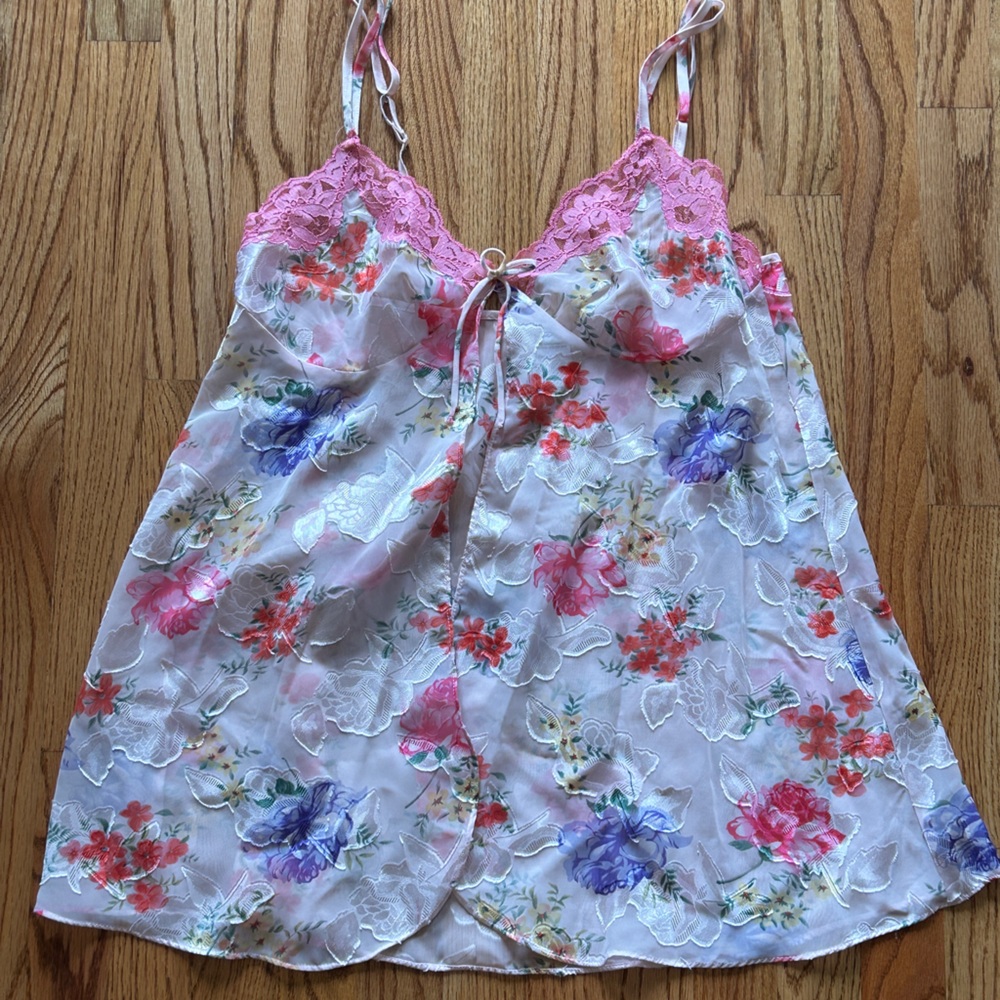 floral flyaway cami